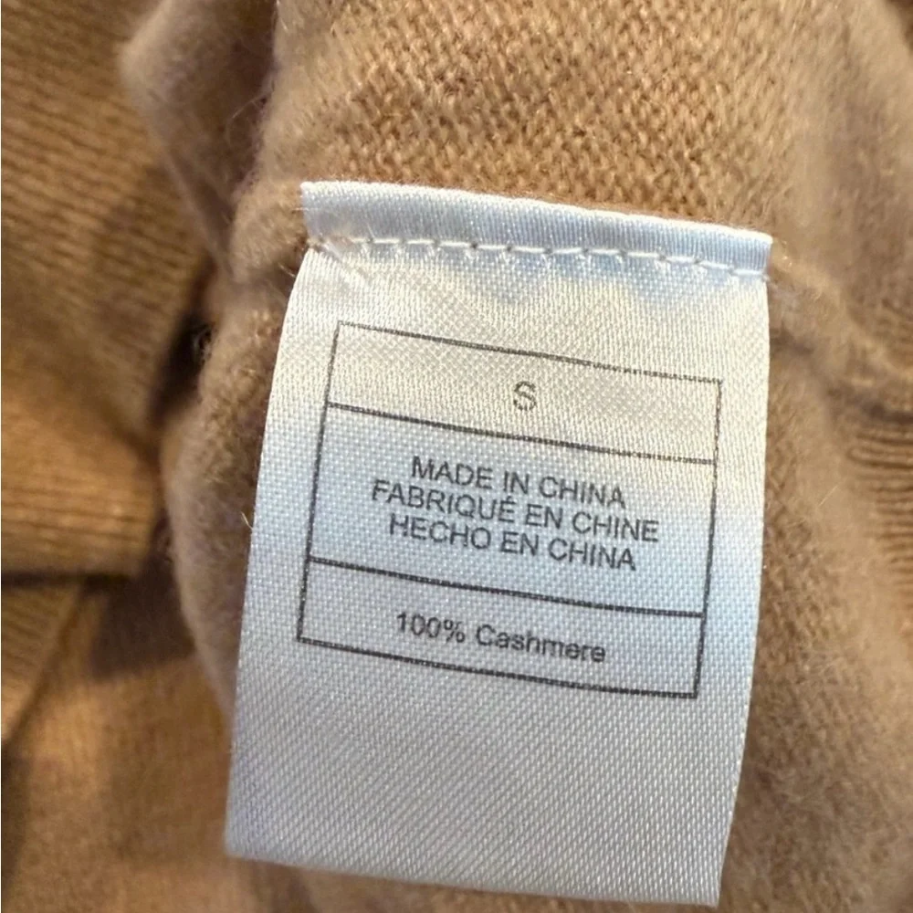 Quince 100% Mongolian Cashmere Sweater — Camel - Picture 3 of 5